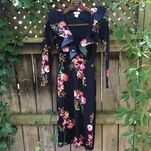 Ya-Ya & Co. Navy Floral dress